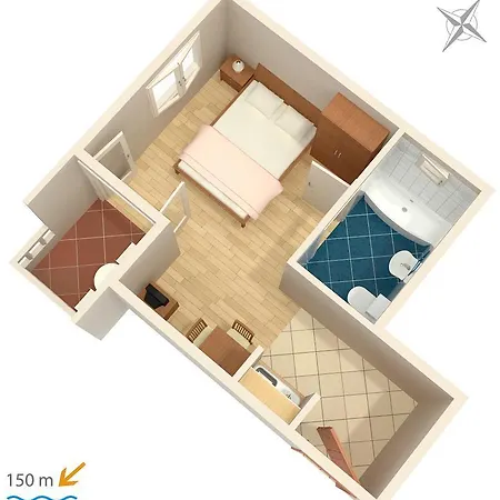 Appartement Studio Duce 5973c